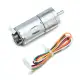 CHIHAI MOTOR GM25-370 DC Gear Motor 6V 100/210/300RPM Encoder