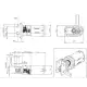 Machifit GW12GA-4 DC 6V 4rpm Worm Gear Motor Gear Box Electric