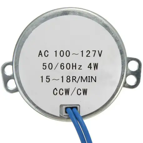 8Pcs AC100-127V 4W 15-18RPM Turntable Synchronous Motor Robust