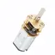 CHIHAI 8Pcs 10MM-GM12N20 12V 75RPM R-Angle Micro DC Reduction