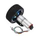 Machifit 25GA370 DC 12V Micro Gear Reduction Encoder Motor with