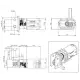 Chihai CHW-GM12-N20VA DC 6V 18rpm Worm Gear Motor Gear Box Worm