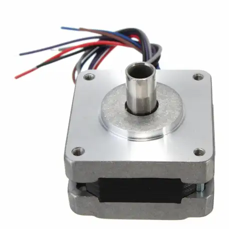 2Pcs 39MM Hollow Shaft Hybrids Stepper Motor 4 Phase 5 Wire