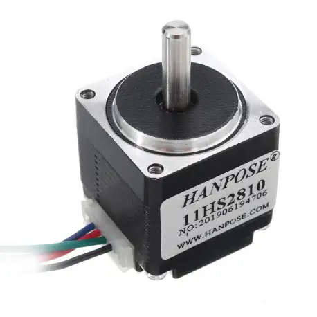 HANPOSE 11HS2810 28mm Nema 11 Stepper Motor 28BYGH28 1A 0.08N.