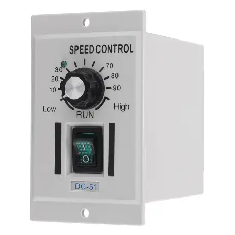AC 220V To DC 0-90V Rotary Knob Voltage Motor Speed Controller