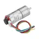 Machifit 25GA370 DC 6V Micro Gear Reduction Motor with Encoder