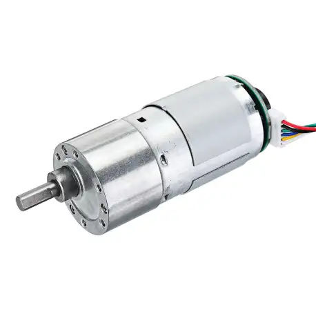 37GB-545 DC 6V 55RPM Gear Reducer Motor with Encoder Geared