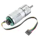 37GB-545 DC 6V 55RPM Gear Reducer Motor with Encoder Geared