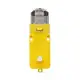 3-6V Dual Axis Gear Motor with 65mm Rubber Wheel