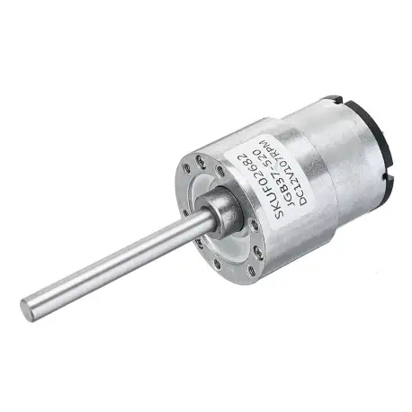 JGB37-520 DC 12V Gear Motor 107RPM Geared Reducer Motor 6MM 50D