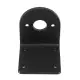 555 DC Motor Bracket Black L Shape Alloy Fixed Support Mounting