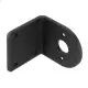 555 DC Motor Bracket Black L Shape Alloy Fixed Support Mounting