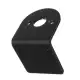 555 DC Motor Bracket Black L Shape Alloy Fixed Support Mounting