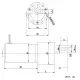Machifit DC 24V Permanent Magnet Motor 90/140rpm Turbular Gear