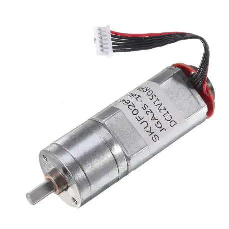 20GA180 DC 12V 150rpm Gear Reduction Motor with Encoder Speed