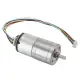 Machifit 12V GM25-310 30/70/100/500rpm DC Encoder Gear Motor