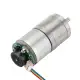 Machifit 12V GM25-310 30/70/100/500rpm DC Encoder Gear Motor