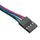 HANPOSE 1M DuPont Line Stepper Motor Cable 2 Phase 4-lead Motor