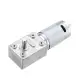 JGY395 DC 12V 5/20/40/70/100rpm High Torque Turbo Worm Geared