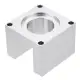 HANPOSE Aluminum Nema23 Motor Mounting Bracket with 4pcs Screw