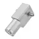 Machifit JGY-370 DC 6/12/24V 150RPM Double Shaft Worm Gear