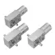 Machifit JGY-370 DC 6/12/24V 150RPM Double Shaft Worm Gear