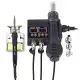 JCD 8898 2 in 1 750W Soldering Station Hot Air Gun Heater LCD