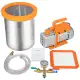 Topshak TS-VP1 Vacuum Pump With 3 Gallon Vacuum Chamber