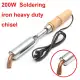 200W Soldering Iron Heavy Duty Chisel Point 200 Watt Craft