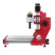 Red 1419 3 Axis Mini DIY CNC Router Standard Spindle Motor Wood