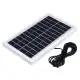 5W 12V Solar Panel Polysilicon Solar Power Panel W/ 3m DC Cabel