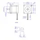 JKM NEMA23 1.8°57 Hybrid Stepper Motor Two Phase 51mm 10.1kg.