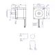 JKM NEMA23 1.8°57 Hybrid Stepper Motor Two Phase 56mm 12kg.