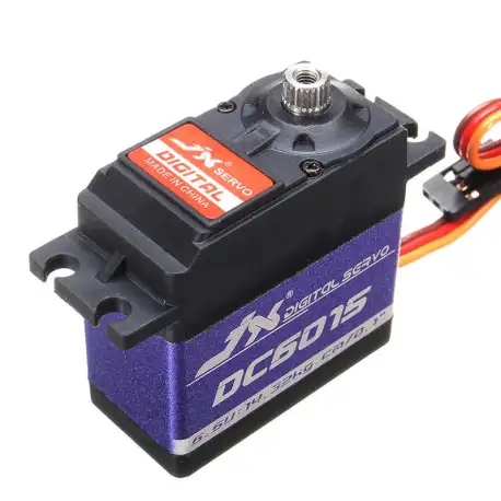 JX DC6015 14.32KG DC Metal Gear High Torque Standard Angle