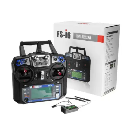 FlySky FS-i6 2.4G 6CH AFHDS RC Radion Transmitter With FS-iA6B