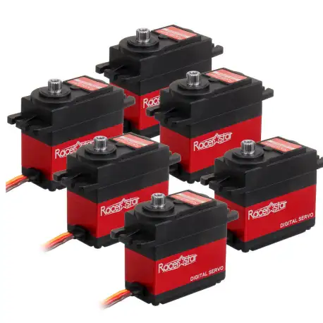 6PCS Racerstar DS6209MG 9.35KG Metal Gear Digital Servo For