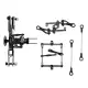450 RC Helicopter Upper Rotor Head Set for Align T-REX 450 Pro