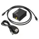 Digital Optical Coax Coaxial Toslink to Analog Audio Converter