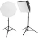 Westcott uLite LED 2-Light Collapsible Softbox Kit with 2.