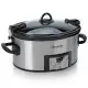 CROCK-POT Stainless Steel 6-Quart Programmable Cook and Carry