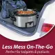 CROCK-POT Stainless Steel 6-Quart Programmable Cook and Carry