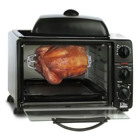 Elite Platinum 8-Multifunction Countertop Toaster Oven Broiler