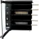Brazilian Flame Gas Rotisserie Grill with 5 Skewers and Upper