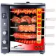 Brazilian Flame Gas Rotisserie Grill with 5 Skewers and Upper