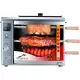 Brazilian Flame Gas Rotisserie Grill with 3 Skewers and Upper