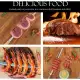 Brazilian Flame Gas Rotisserie Grill with 3 Skewers and Upper