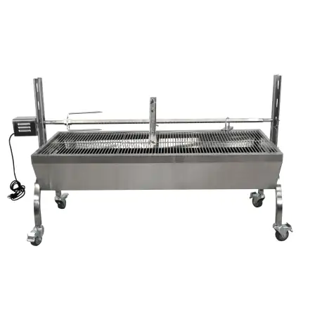 Titan Great Outdoors Rotisserie Grill 13W Stainless Steel 3