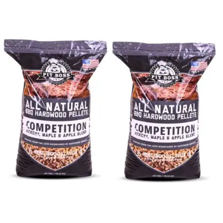 Pit Boss Competition Blend BBQ Pellets - 40 lb Resealable Bag