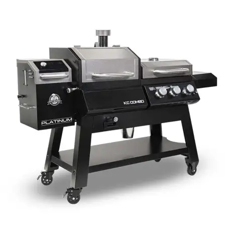 Pit Boss Platinum KC Combo, WiFi and Bluetooth Wood Pellet and
