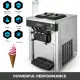VEVOR Commercial Ice Cream Machine 20-28L/H Soft Serve with LED